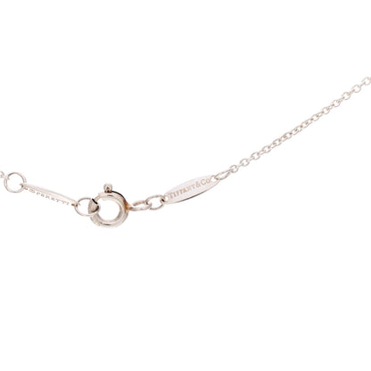 Tiffany Sterling Silver Diamond .05ct Elsa Peretti Diamonds by the Yard Pendant Necklace 4 of 8