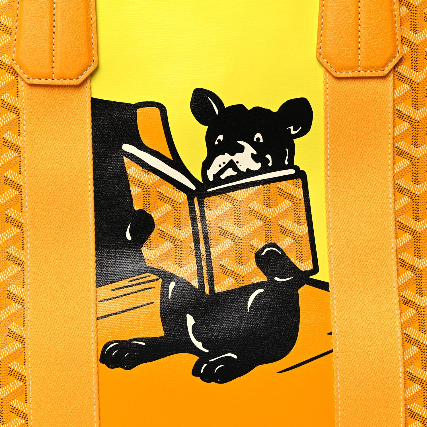 Goyard Goyardine Villette Tote Yellow 8 of 13