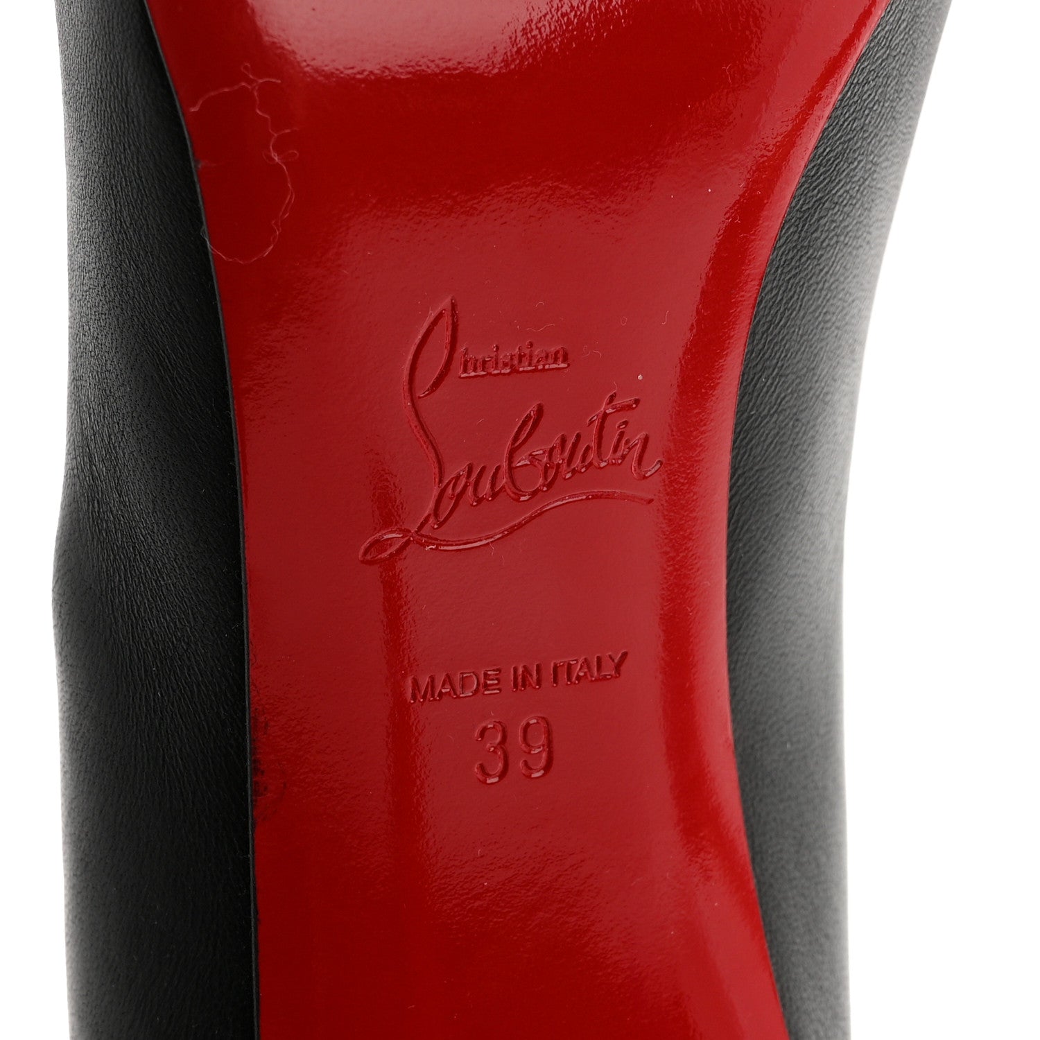 Christian Louboutin Shiny Nappa Pigalle Follies 85 Pumps 39 Black 7 of 8