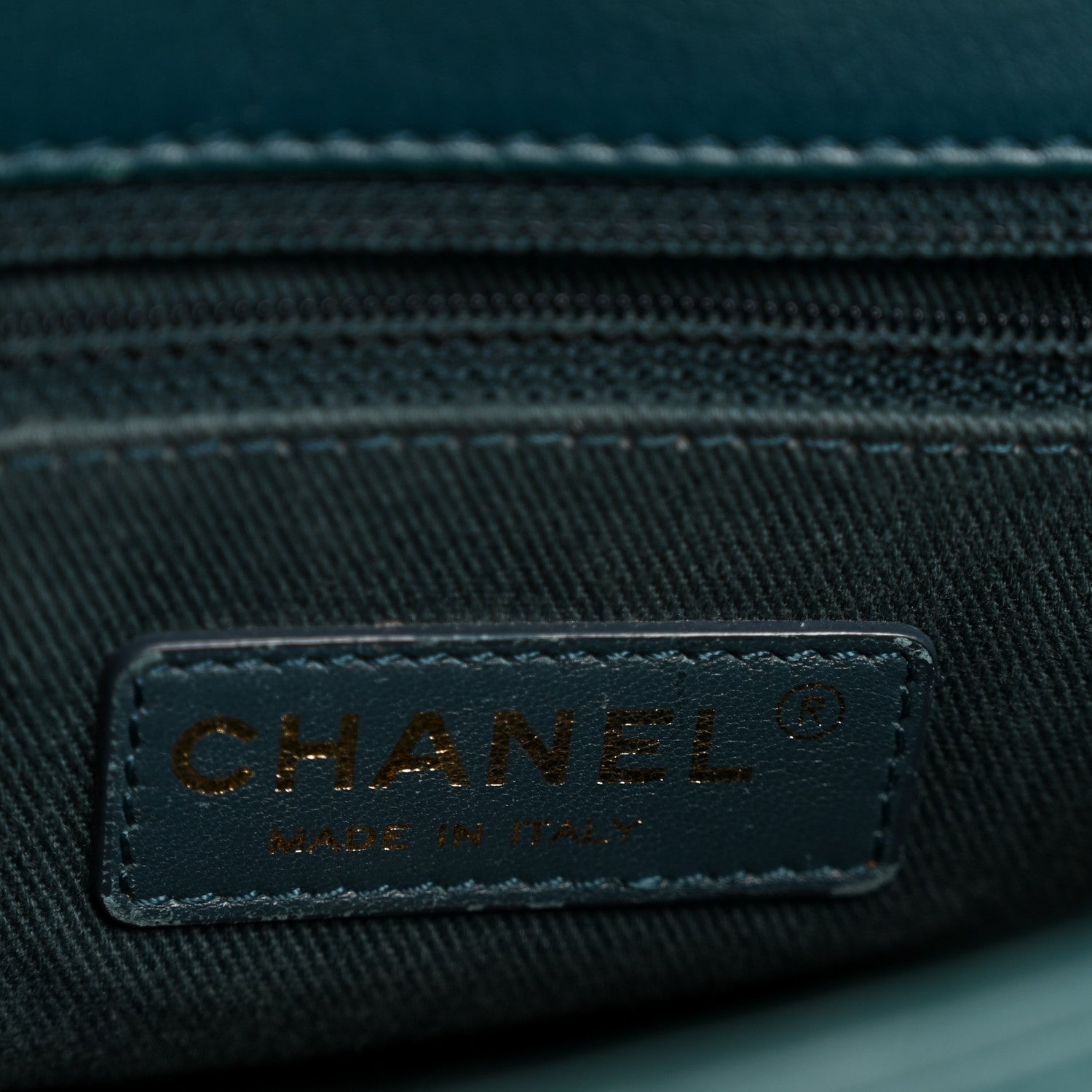 Chanel Calfskin Quilted East West Flap Dark Blue 5 of 14
