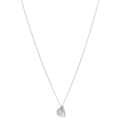 Tiffany Sterling Silver Frank Gehry Heart Pendant Necklace 1 of 4