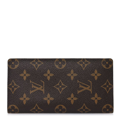Louis Vuitton Monogram Porte Valeurs Checkbook Wallet 1 of 9