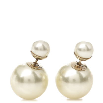 Christian Dior Pearl Mise En Dior Tribal Earrings 1 of 5