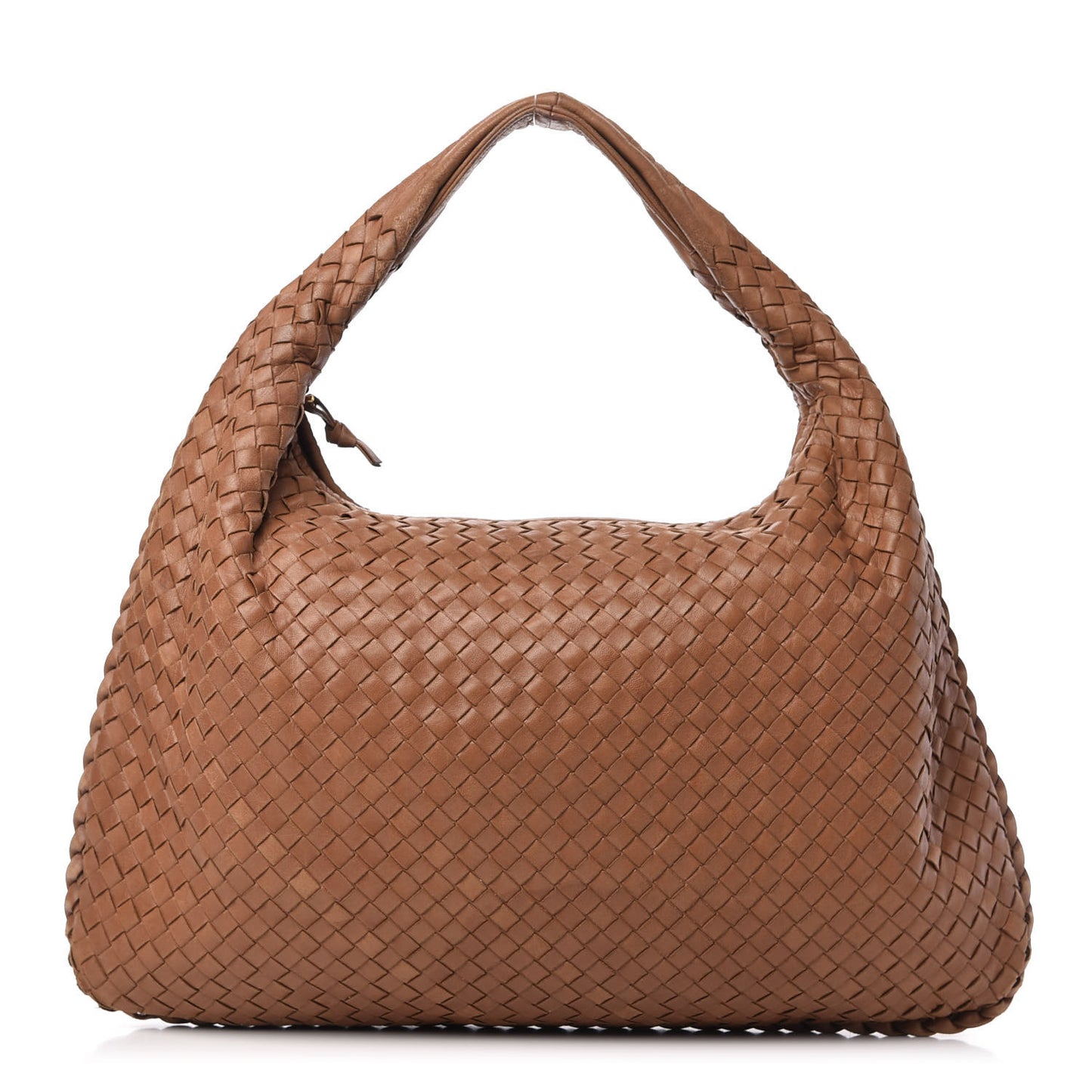 Nappa Intrecciato Large Veneta Hobo Noce