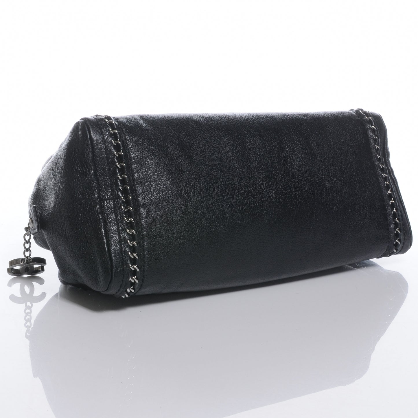 Leather Luxe Ligne Medium Bowler Black