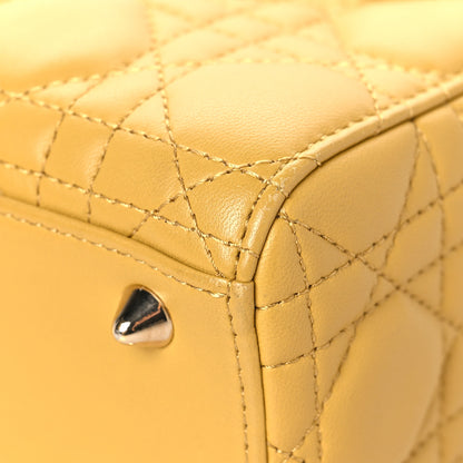 Christian Dior Lambskin Cannage Small My ABCDior Lady Dior Yellow 10 of 13
