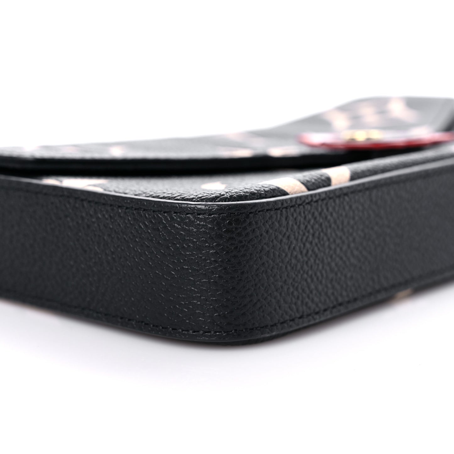 Empreinte Monogram Giant Crafty Pochette Felicie Black Crème