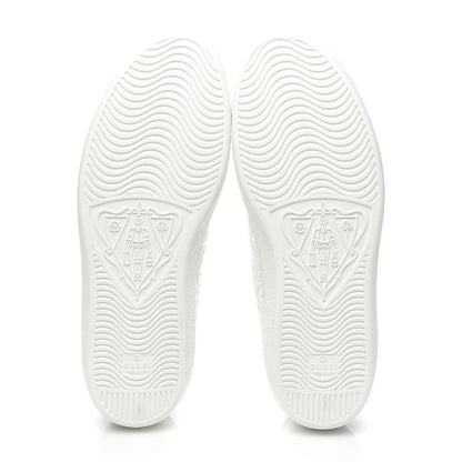 Gucci Nappa G Rhombus Mens Ace Sneakers 11 Great White Green 5 of 9