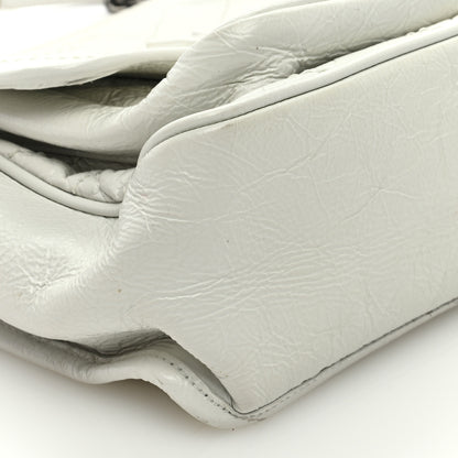 Saint Laurent Crinkled Calfskin Matelasse Monogram Medium Niki Chain Satchel Dirty White 7 of 8