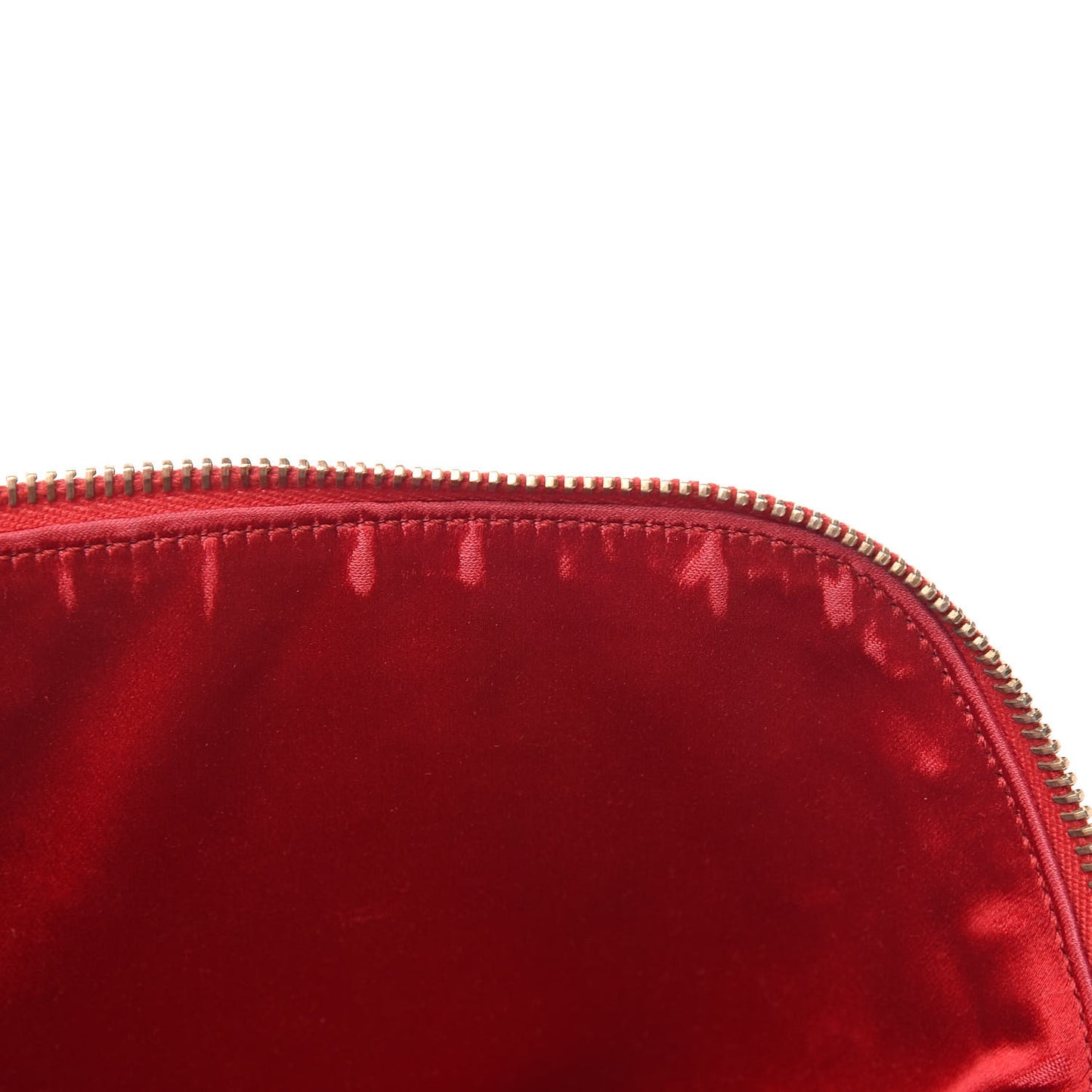 Saffiano Frame Bowler Red