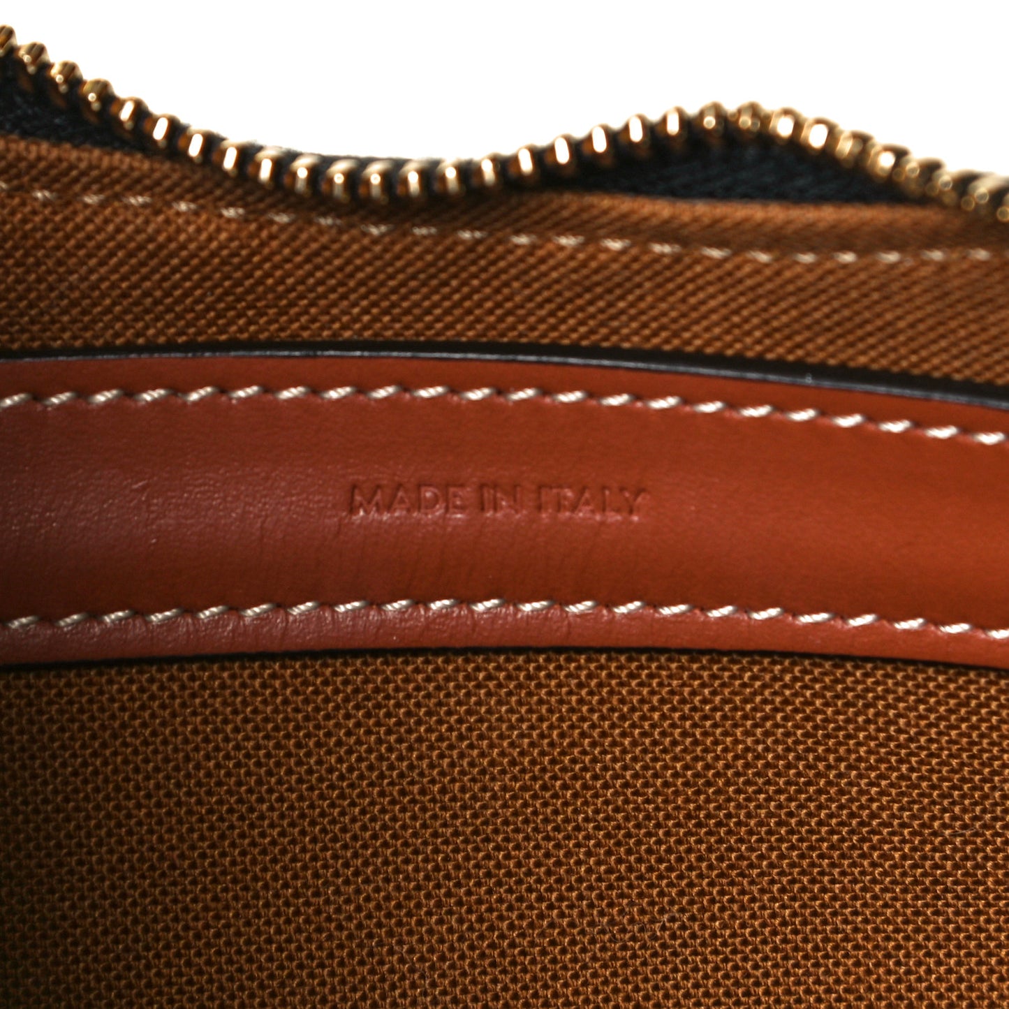 Triomphe Canvas Calfskin Ava Shoulder Bag Tan