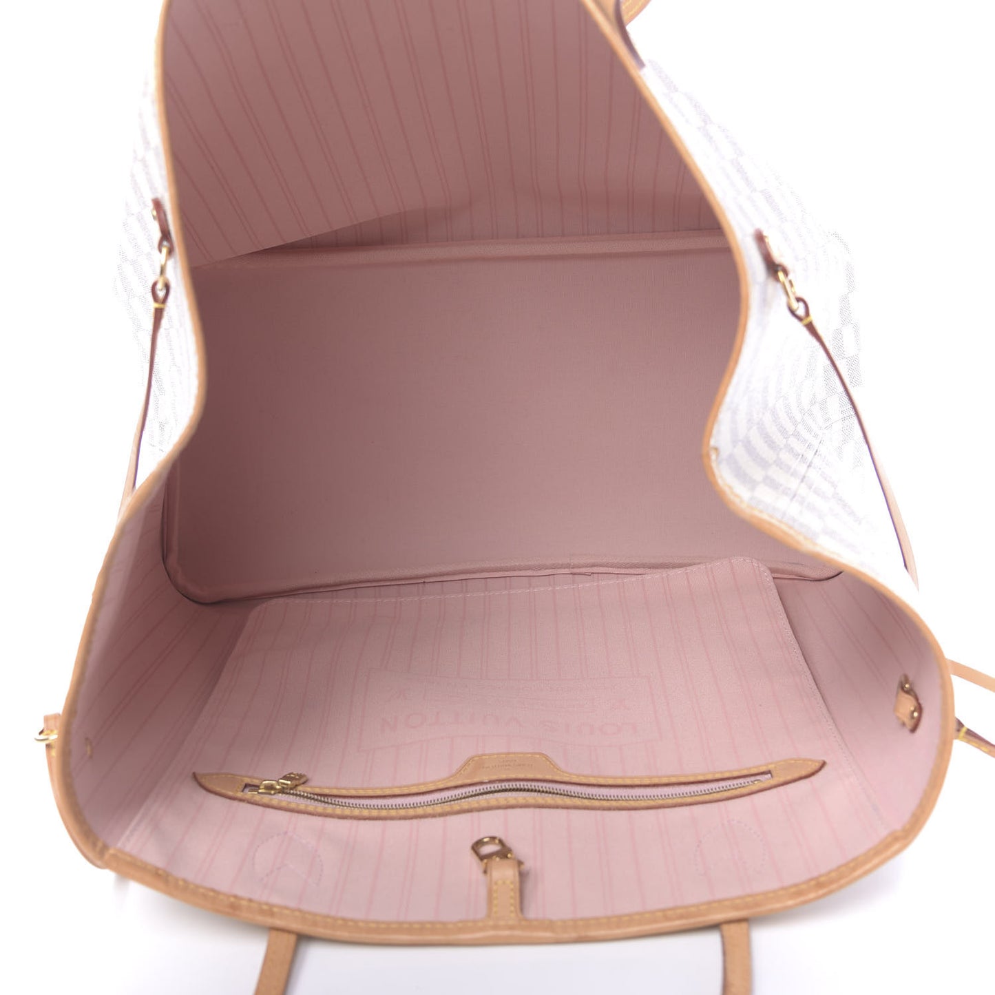 Damier Azur Neo Neverfull GM Rose Ballerine