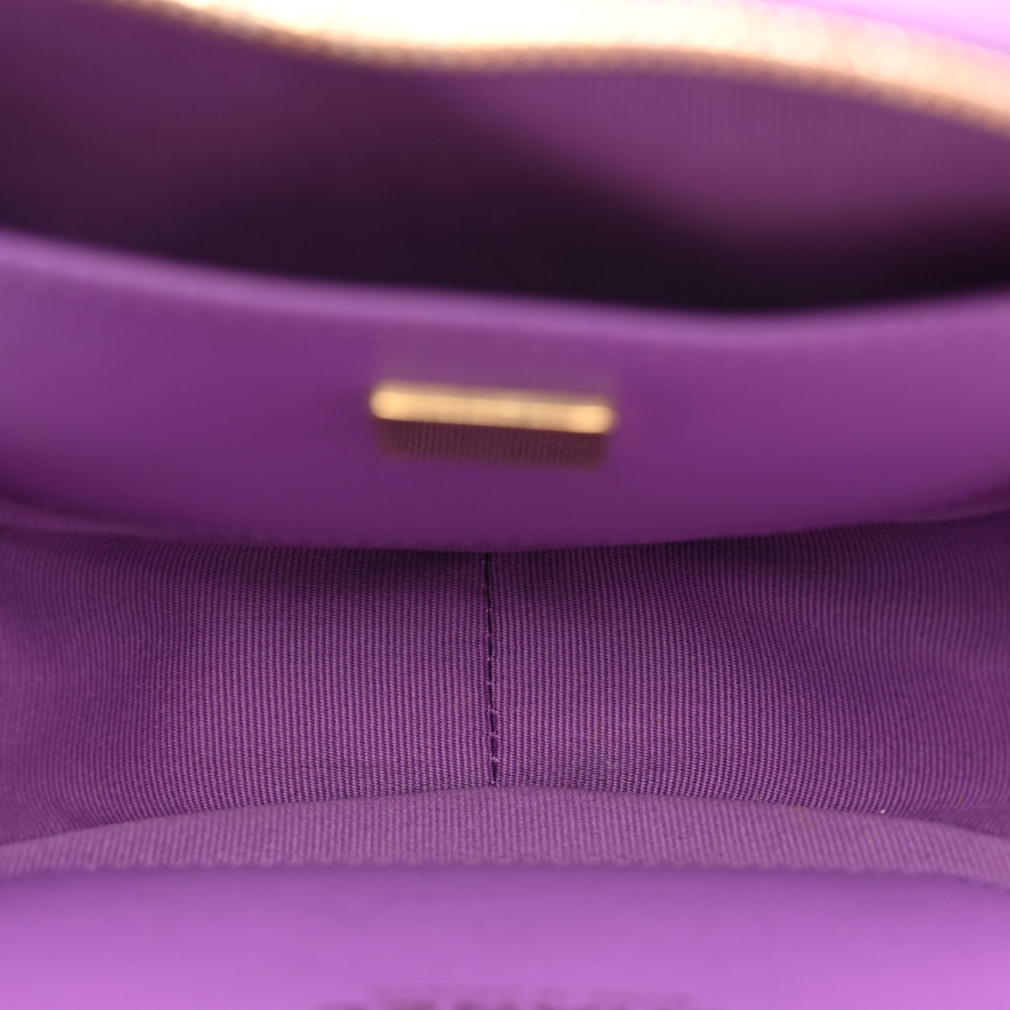 Lambskin Quilted CC In Love Heart Bag Purple