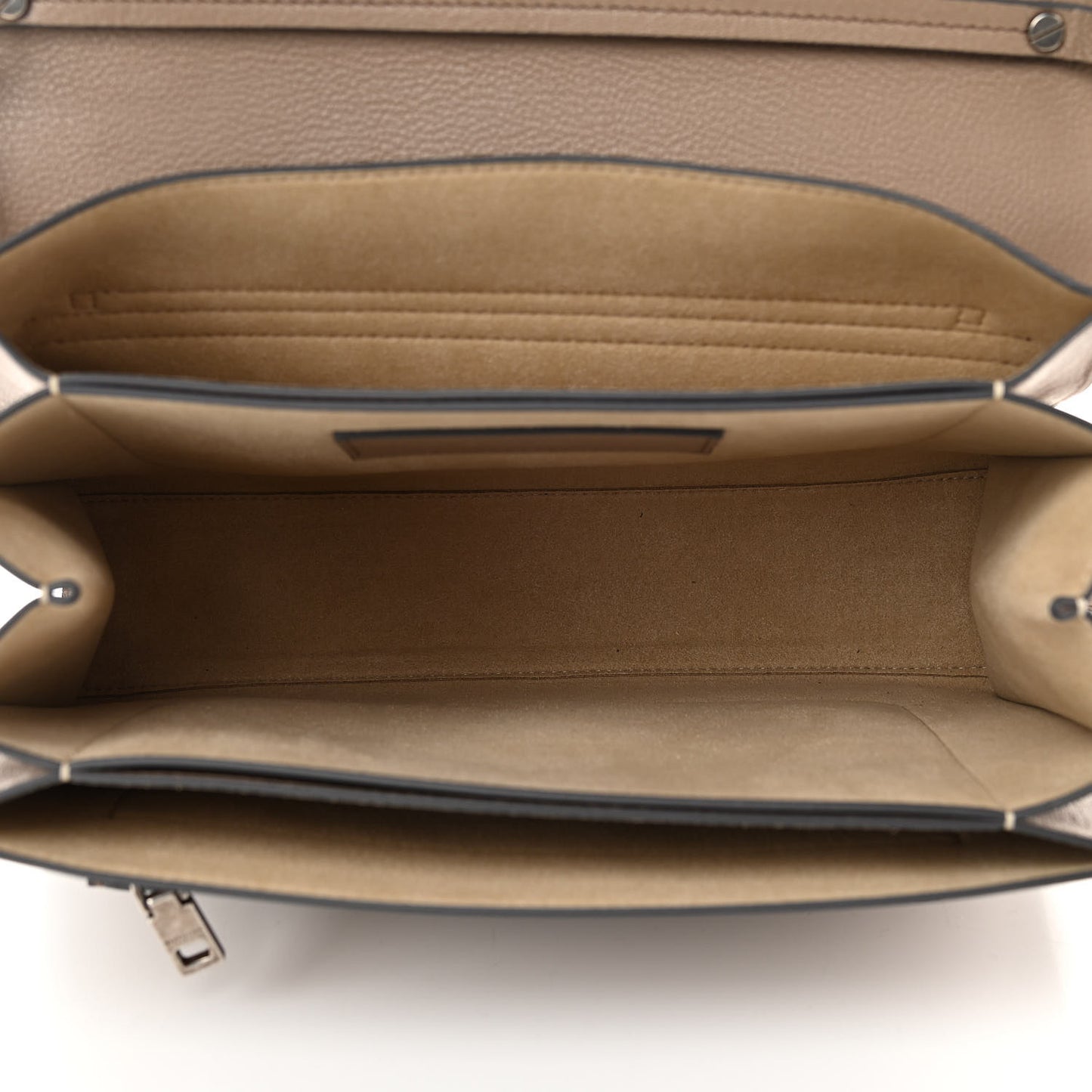Sugar Goatskin Medium GV3 Shoulder Bag Linen