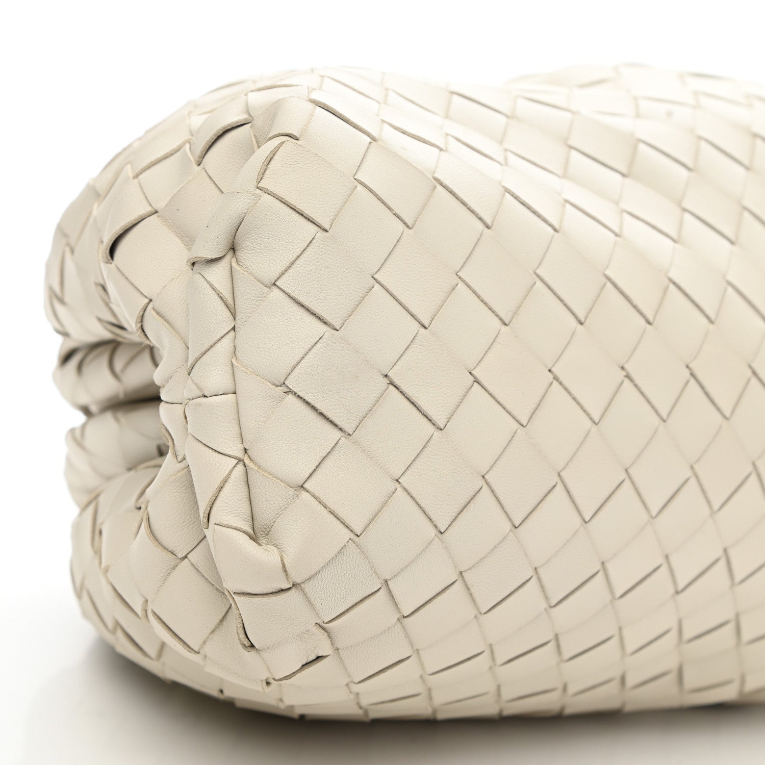 Bottega Veneta Nappa Maxi Intrecciato The Pouch Oversized Clutch Plaster 8 of 9