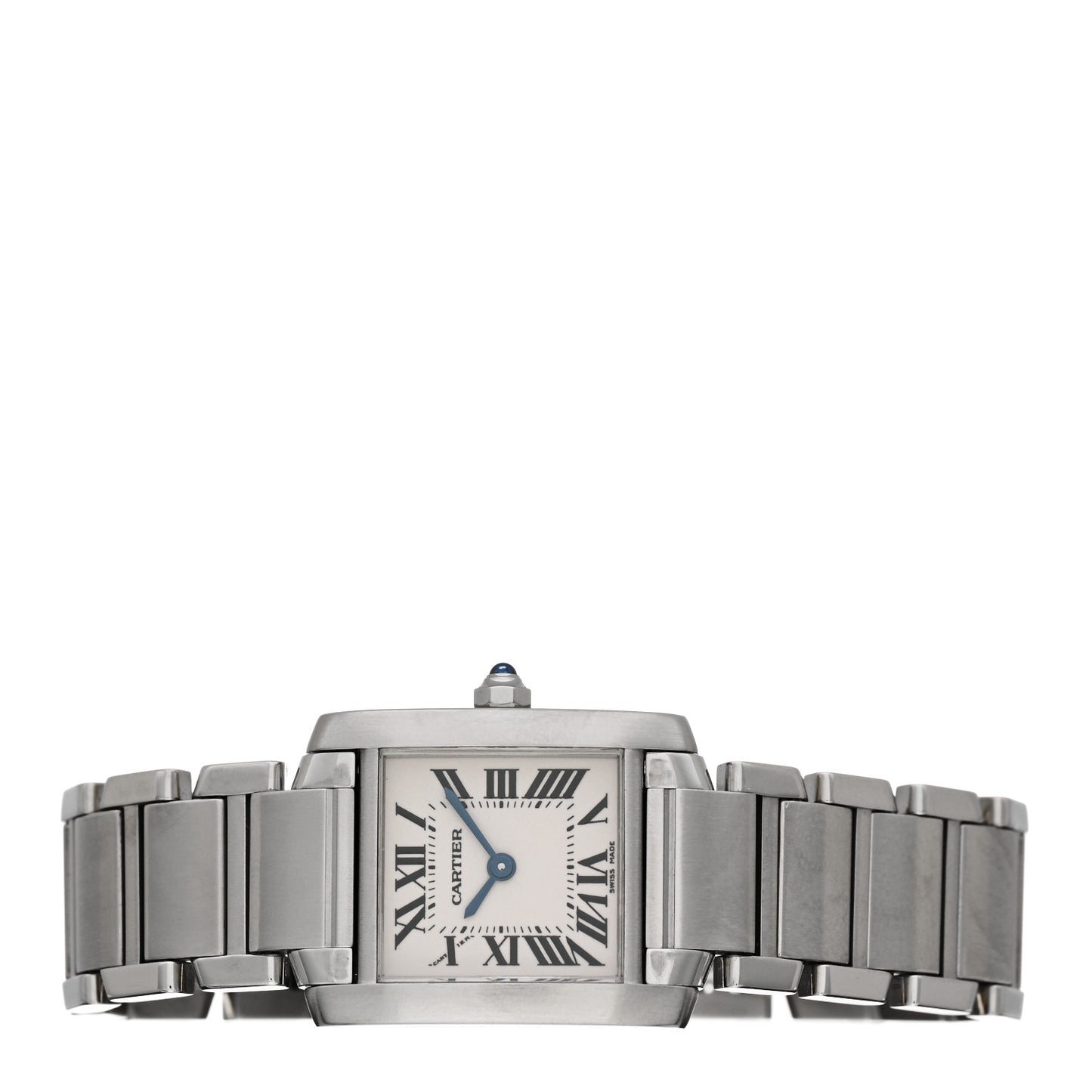 Stainless Steel 20mm Tank Francaise Quartz Watch
