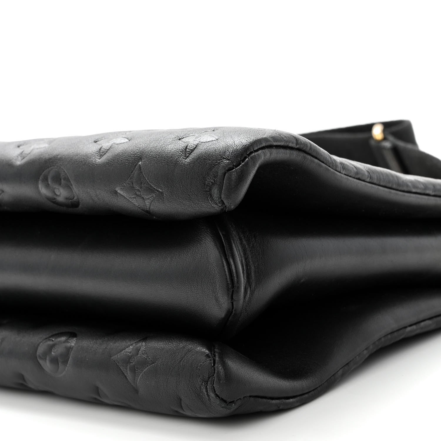 Louis Vuitton Lambskin Embossed Monogram Coussin PM Black 11 of 11