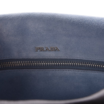 Prada Glace Calf Etiquette Flap Black Astrale 7 of 10