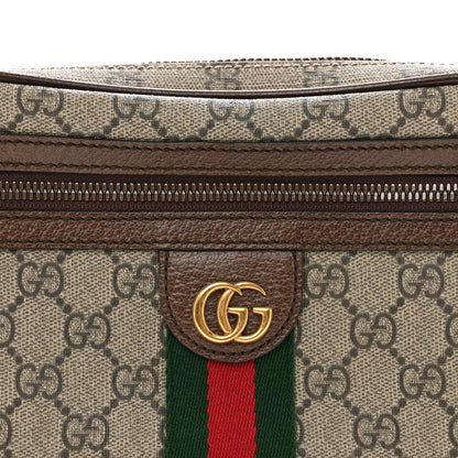 Gucci Soft GG Supreme Monogram Medium Ophidia Belt Bag Dark Brown 5 of 8