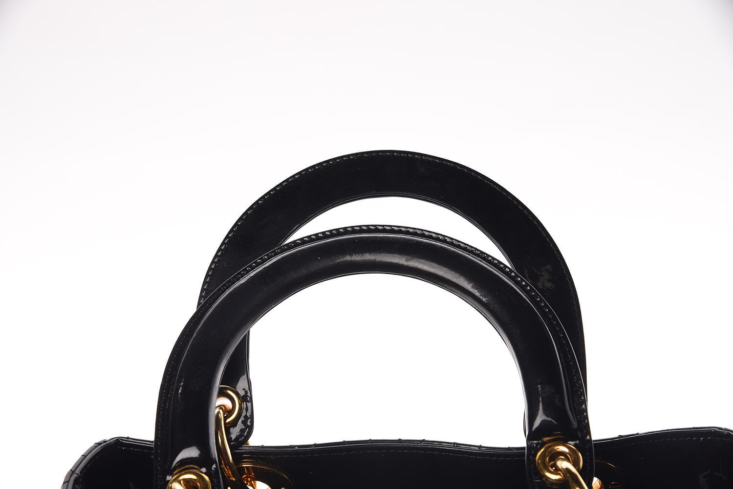 Christian Dior Patent Cannage Medium Lady Dior Black 18 of 18
