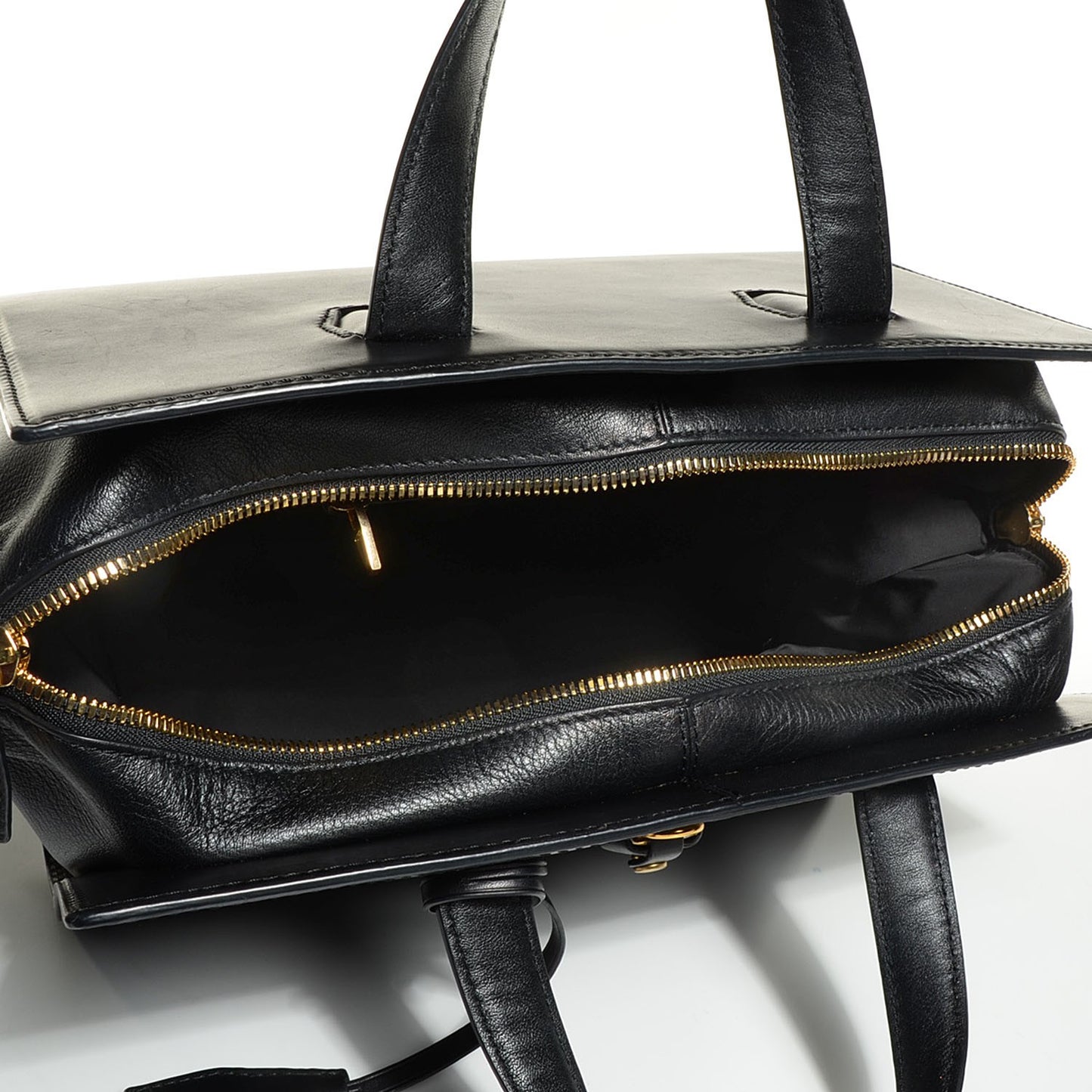 Calfskin Pelican Satchel Black
