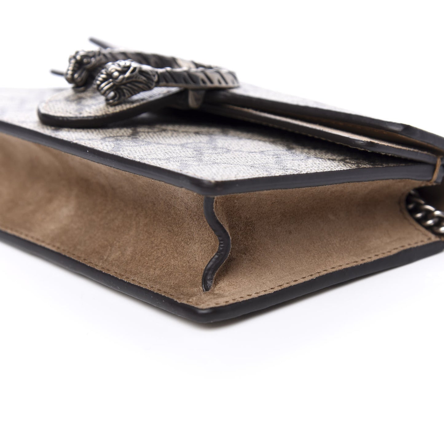 GG Supreme Monogram Super Mini Dionysus Shoulder Bag Taupe