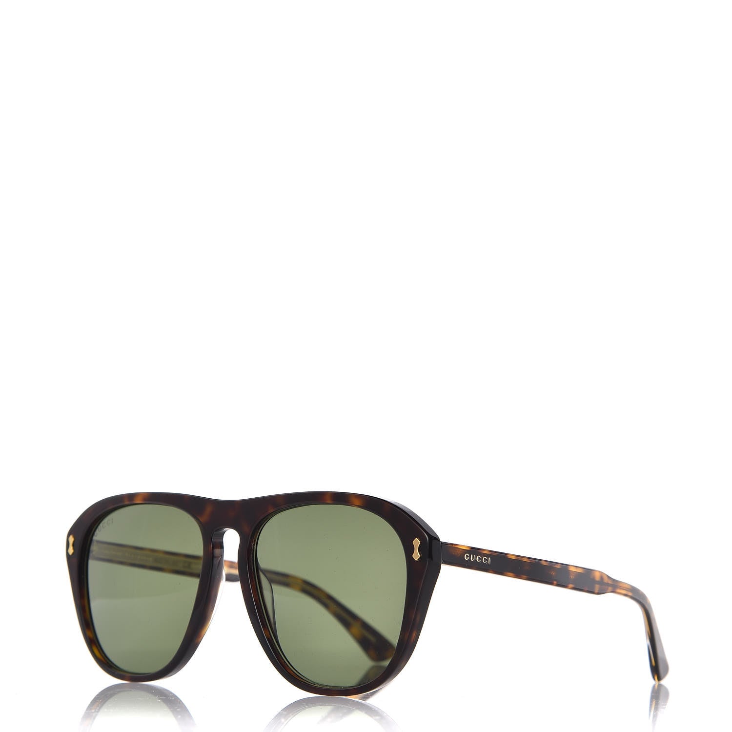 Gucci Aviator Sunglasses GG0128S Brown 1 of 6