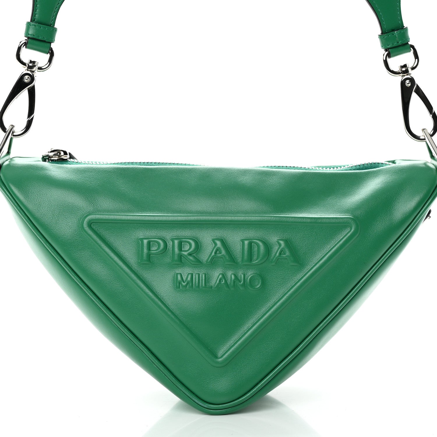 Prada Grace Lux Triangle Shoulder Bag Mango 8 of 12
