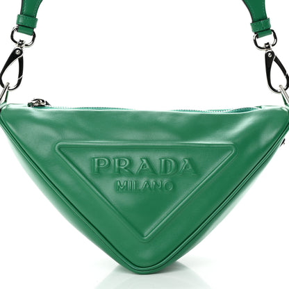 Prada Grace Lux Triangle Shoulder Bag Mango 8 of 12