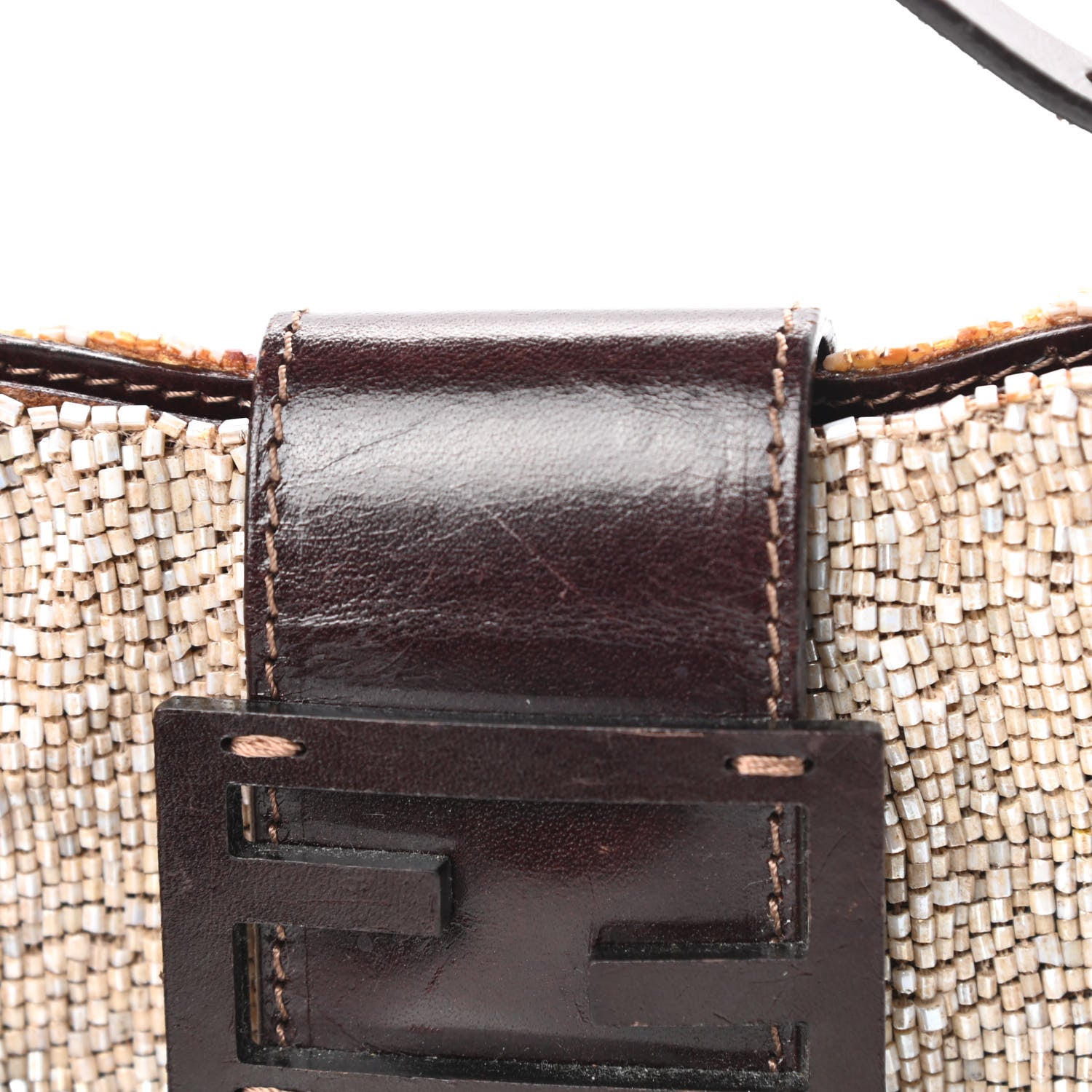 Fendi Beaded Mini Half Moon Baguette 10 of 10
