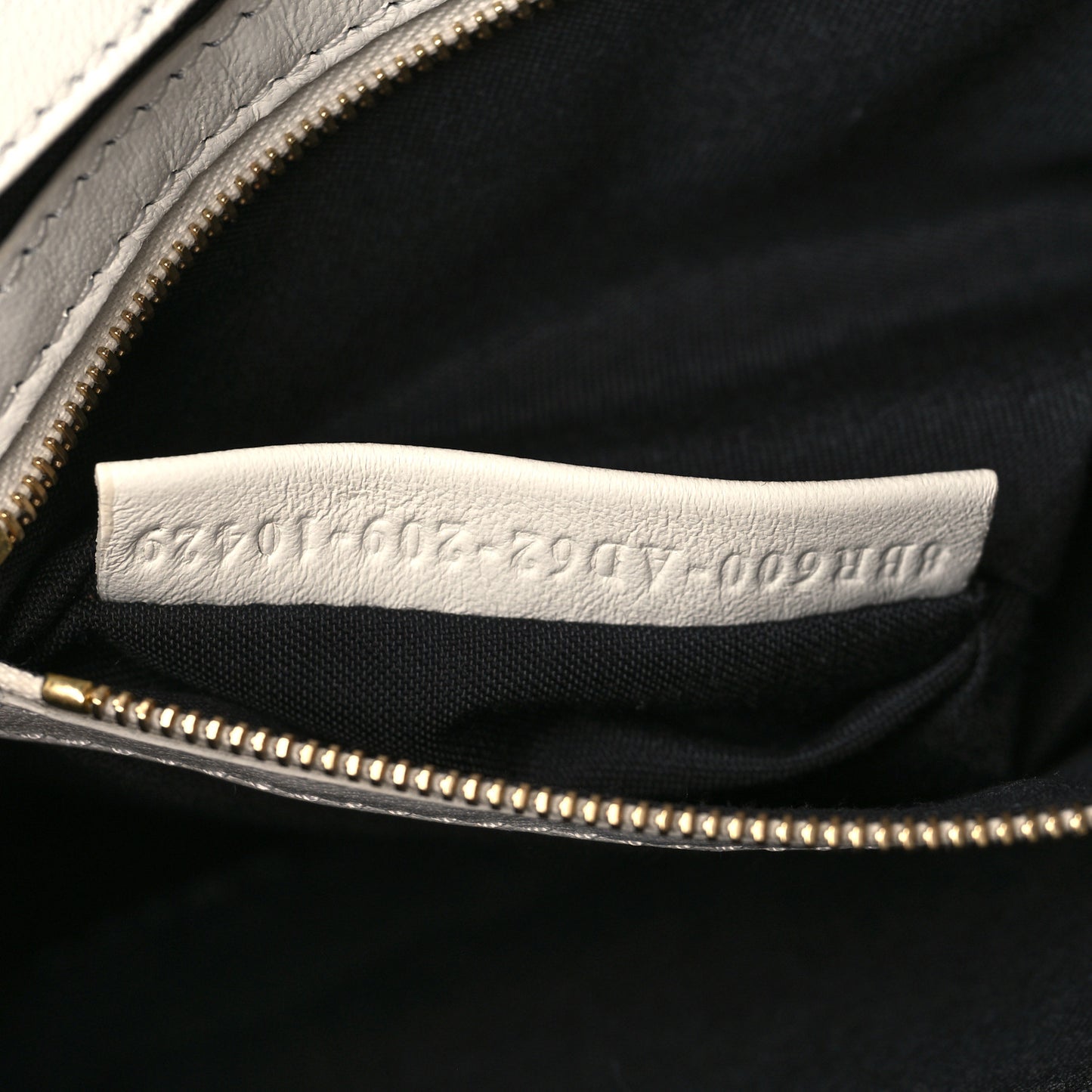 X JOSHUA VIDES Nappa FF Embossed Baguette White Black