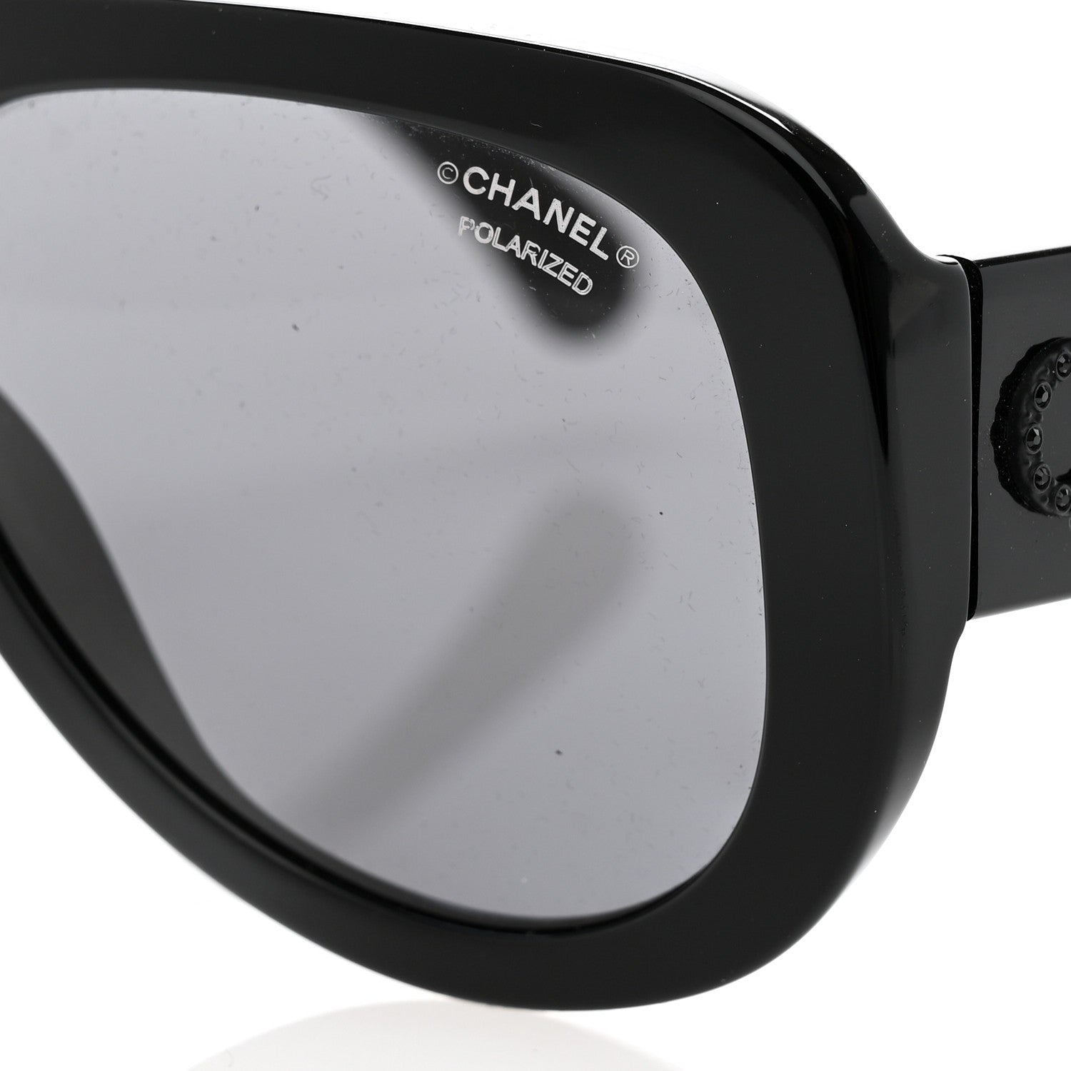 Chanel Resin Polarized Sunglasses 5423-B Black 7 of 8