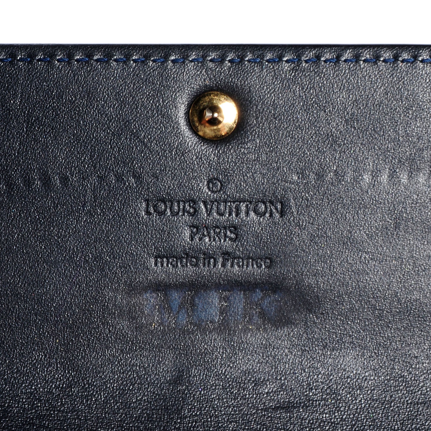 Louis Vuitton Vernis Sarah Wallet Blue Infini 7 of 8