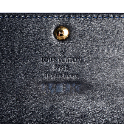 Louis Vuitton Vernis Sarah Wallet Blue Infini 7 of 8