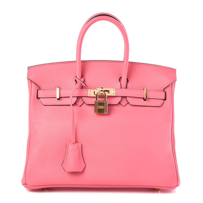 Hermes Swift Birkin 25 Rose Azalee 1 of 8
