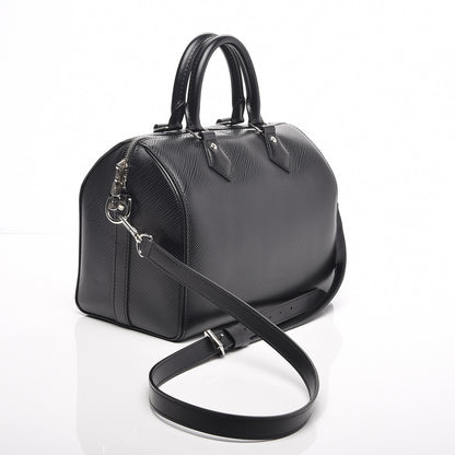 Louis Vuitton Epi Speedy Bandouliere 25 Black 3 of 8