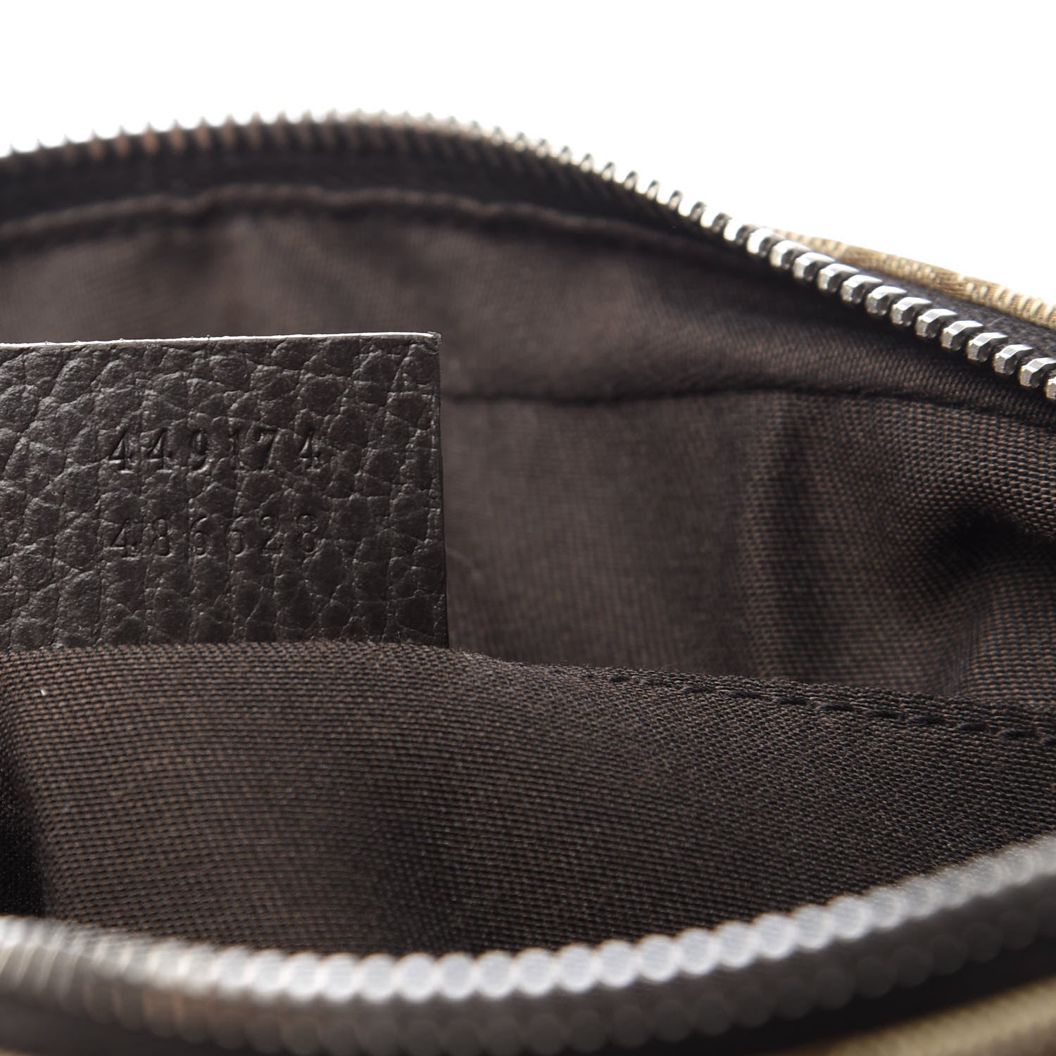 Gucci Monogram Belt Bag Dark Brown 9 of 10
