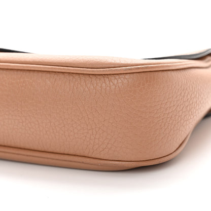 Gucci Pebbled Calfskin Medium Soho Flap Crossbody Camelia 10 of 12