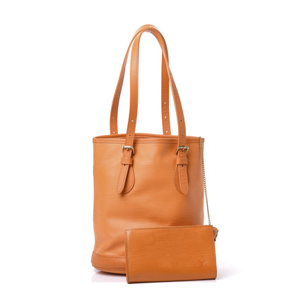 Louis Vuitton Epi Petit Bucket 23 Mandarin 1 of 8