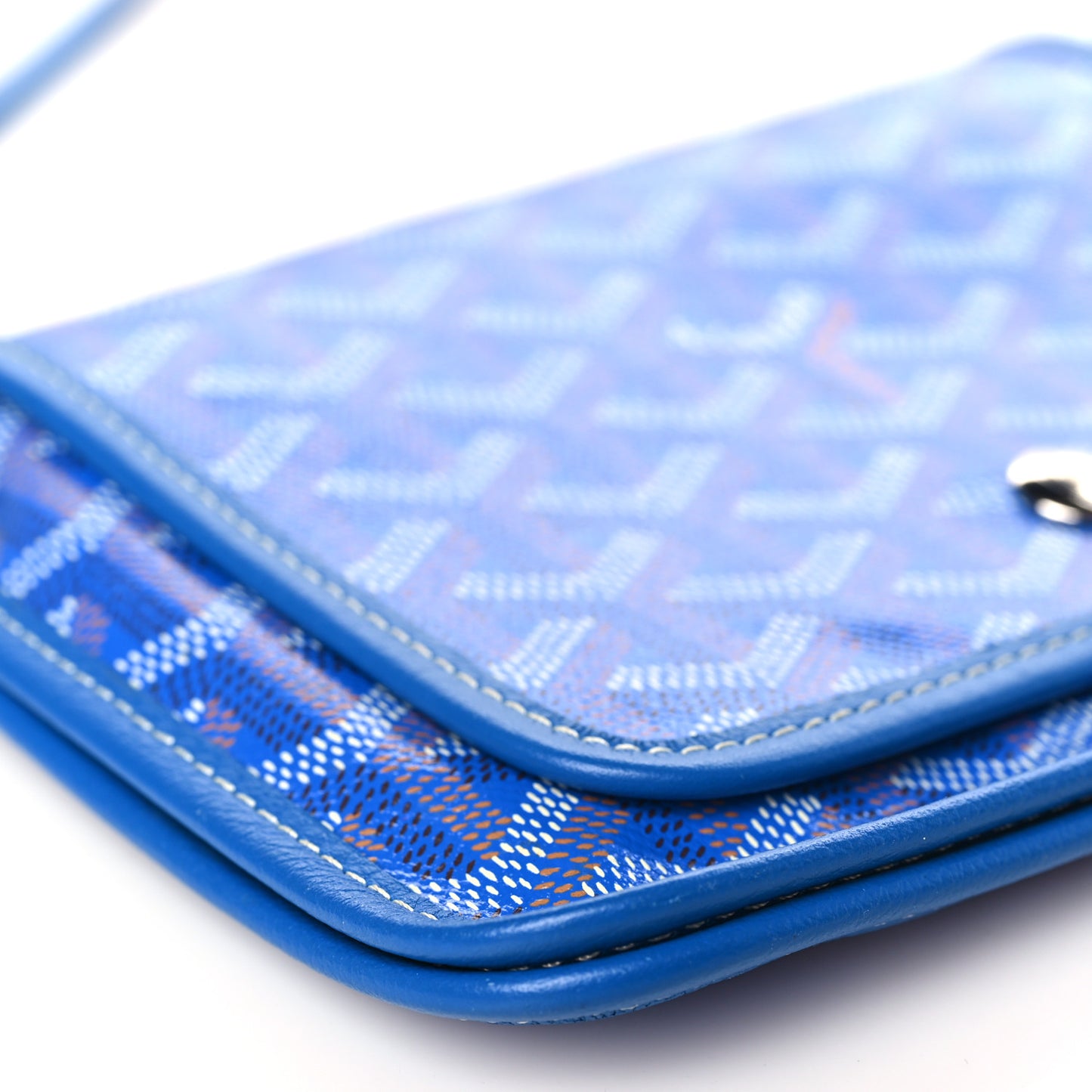 Goyardine Plumet Wallet Clutch Sky Blue