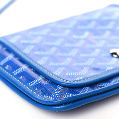 Goyard Goyardine Plumet Wallet Clutch Sky Blue 7 of 8