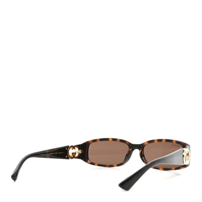 Gucci Acetate Rectangular Frame Sunglasses GG1661S Dark Tortoiseshell 4 of 6