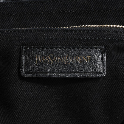 Saint Laurent Calfskin Muse Two Messenger Black 6 of 7