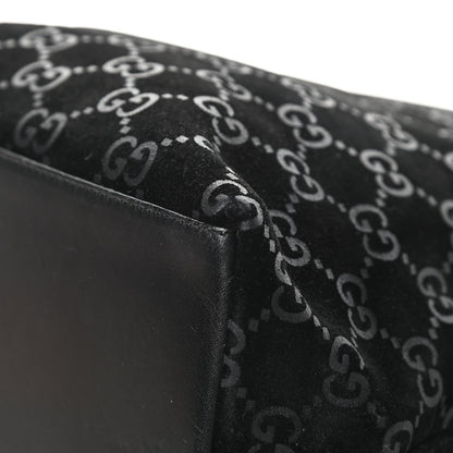 Gucci Suede Monogram Hobo Black 11 of 15