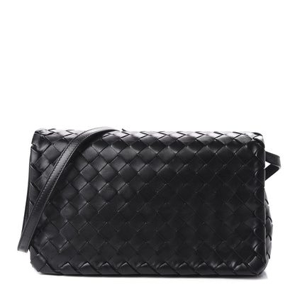 Bottega Veneta Nappa Intrecciato Crossbody Black 1 of 9