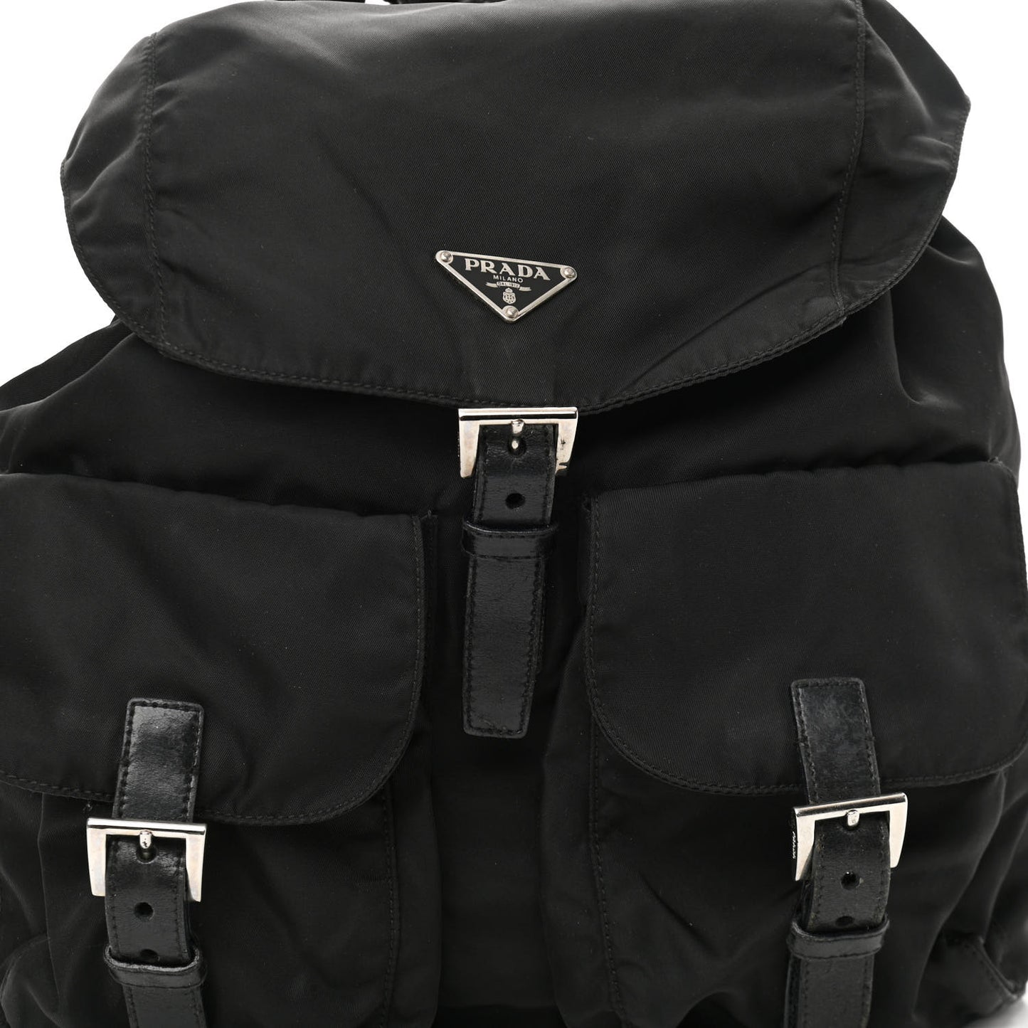 Tessuto Nylon Vela Small Backpack Black