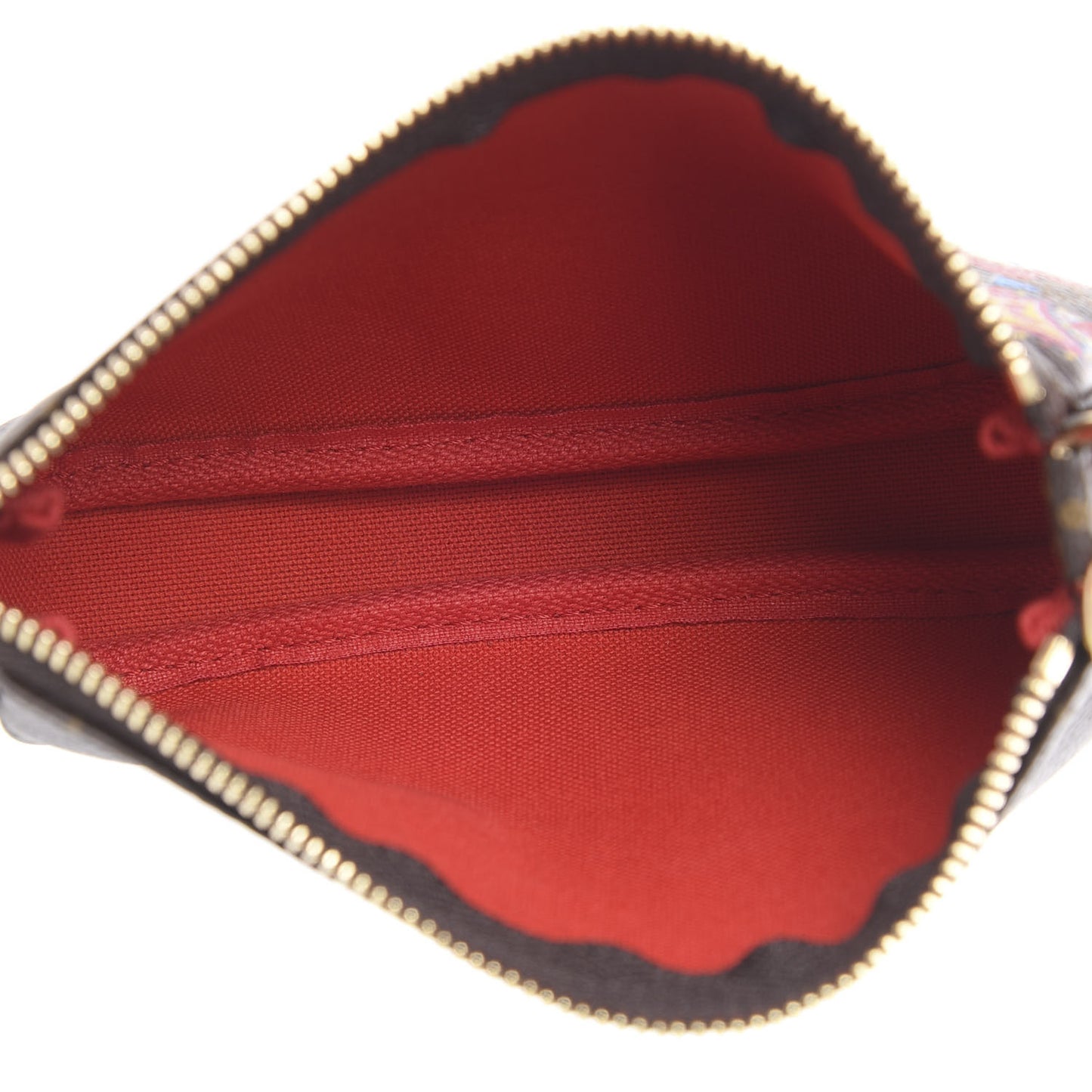 Monogram 2020 Christmas Animation Bumper Cars Mini Pochette Accessories Coquelicot