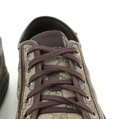 Gucci GG Supreme Monogram Mens Sneakers 8.5 Brown 13 of 22