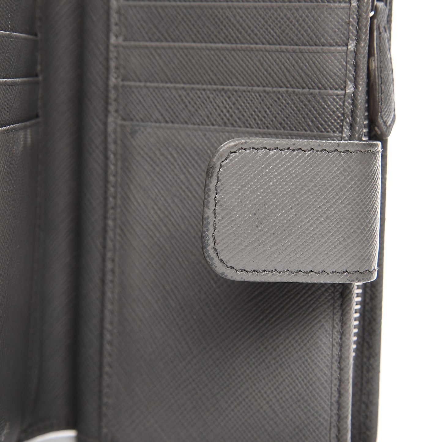 Saffiano Metal Compact Wallet Marmo