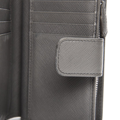 Prada Saffiano Metal Compact Wallet Marmo 7 of 11